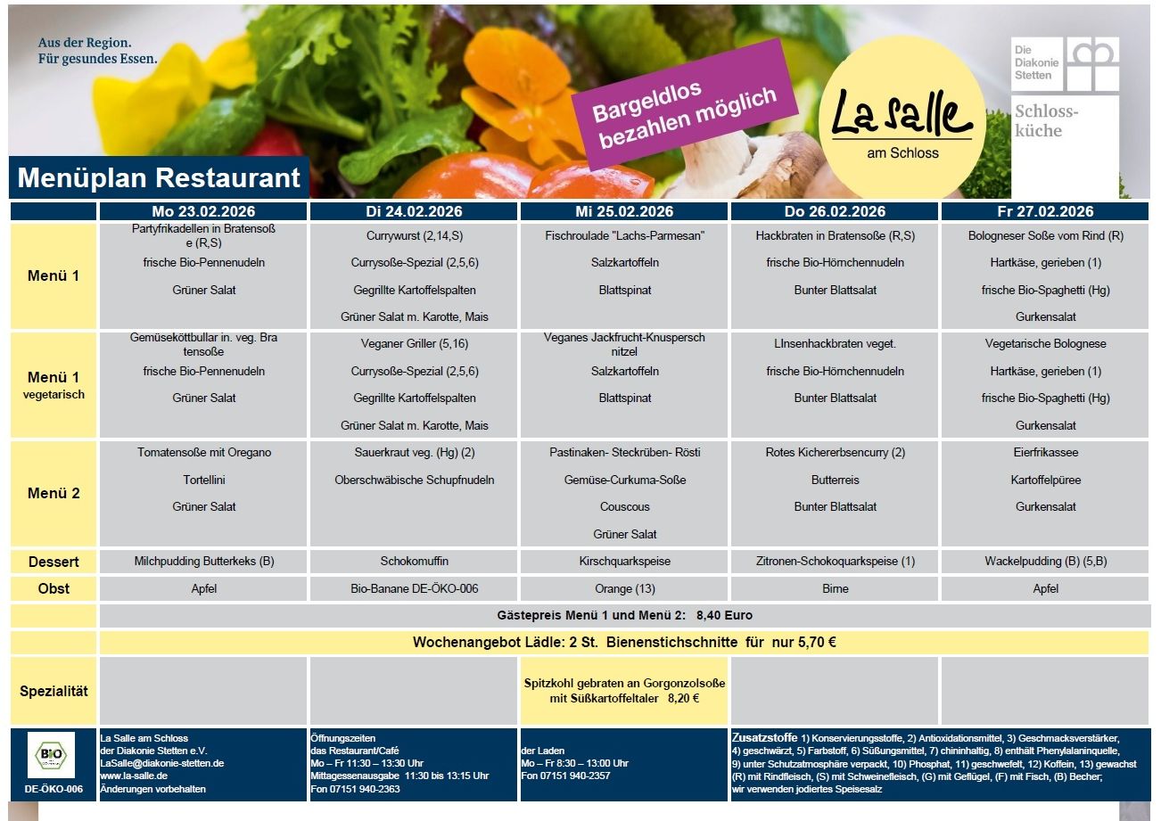 Zum Download - Menüplan KW 09